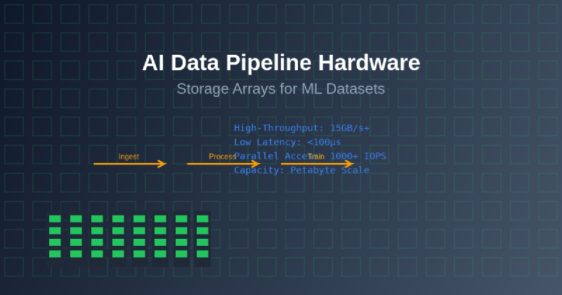 Featured image of post AI Data Pipeline Hardware: Storage Arrays for ML Datasets