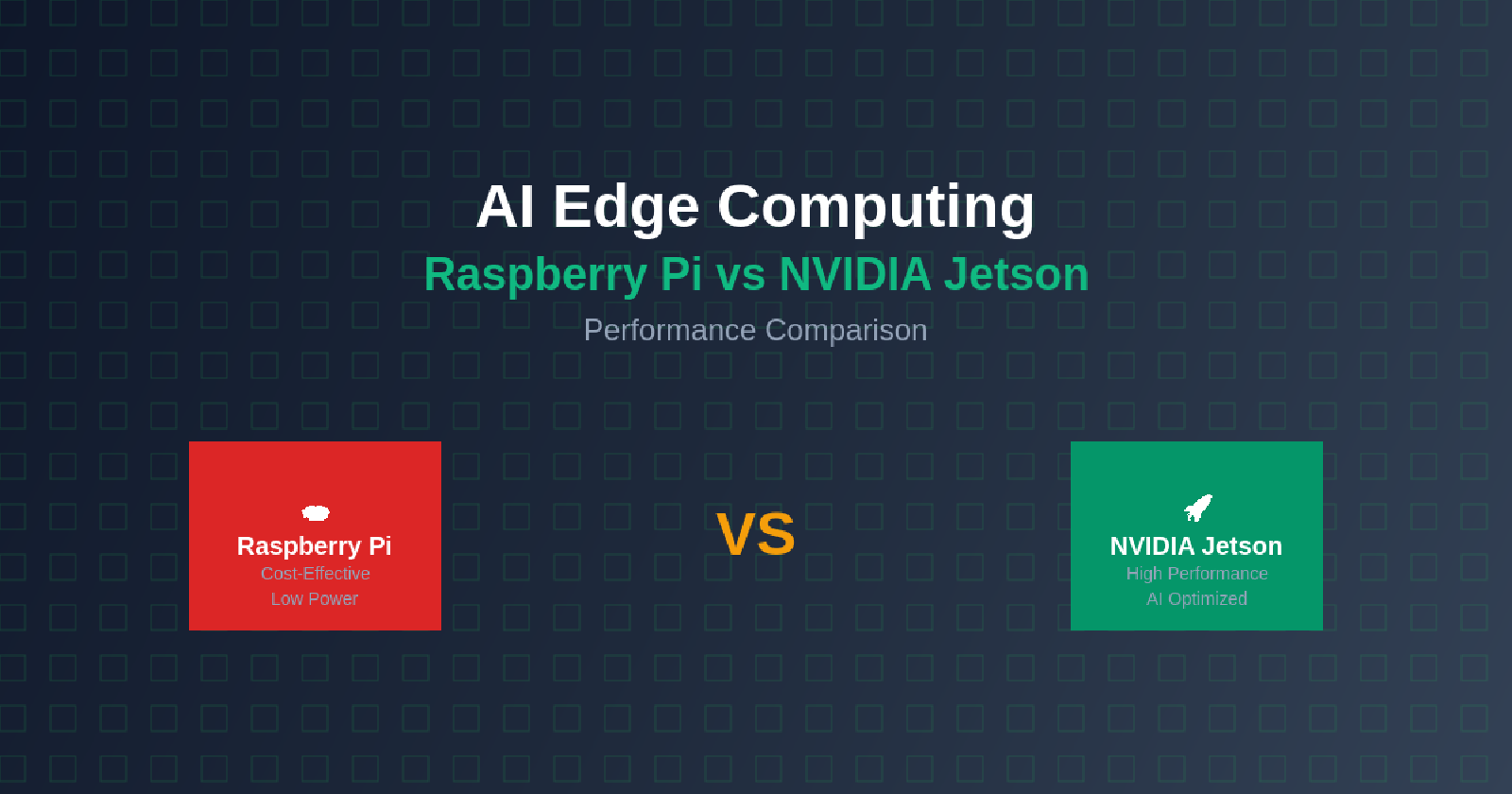 AI Edge Computing: Raspberry Pi vs NVIDIA Jetson Performance