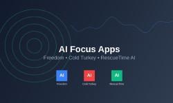 Featured image of post AI Focus Apps: Freedom, Cold Turkey, and RescueTime AI