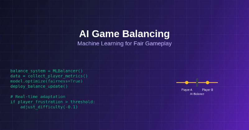 Featured image of post AI Game Balancing: Machine Learning for Fair Gameplay