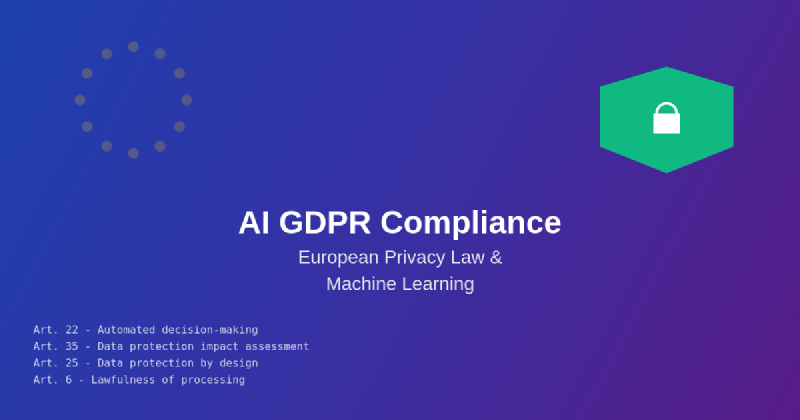 Featured image of post AI GDPR Compliance: European Privacy Law and Machine Learning