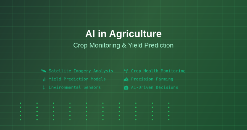 Featured image of post AI in Agriculture: Crop Monitoring and Yield Prediction