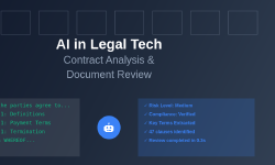 Featured image of post AI in Legal Tech: Contract Analysis and Document Review