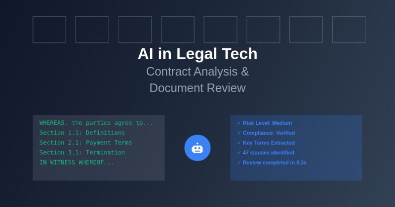 Featured image of post AI in Legal Tech: Contract Analysis and Document Review