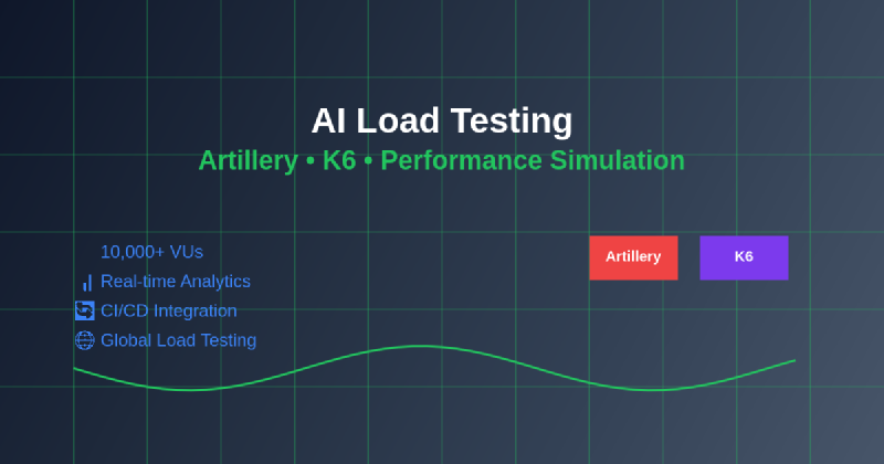 Featured image of post AI Load Testing: Artillery, K6, and Performance Simulation