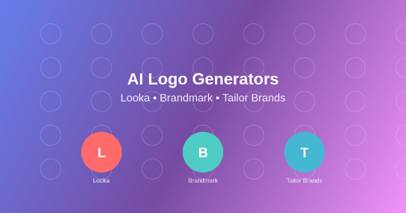 Featured image of post AI Logo Generators: Looka, Brandmark, and Tailor Brands