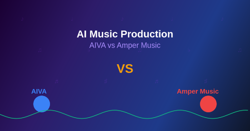 Featured image of post AI Music Production: AIVA vs Amper Music Composition Tools