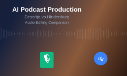 Featured image of post AI Podcast Production: Descript vs Hindenburg Audio Editing