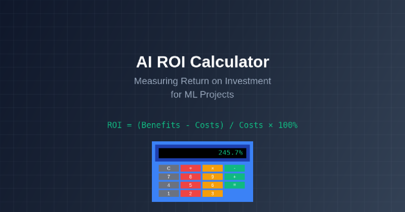 Featured image of post AI ROI Calculator: Measuring Return on Investment for ML Projects