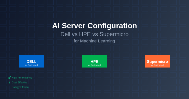 Featured image of post AI Server Configuration: Dell vs HPE vs Supermicro for ML