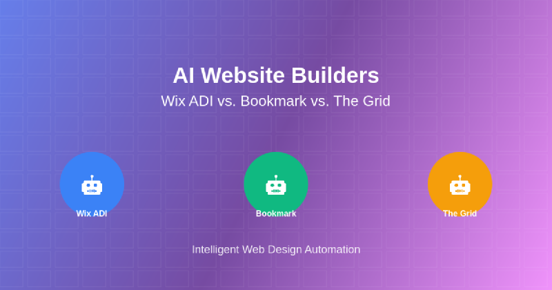 Featured image of post AI Website Builders: Wix ADI vs. Bookmark vs. The Grid