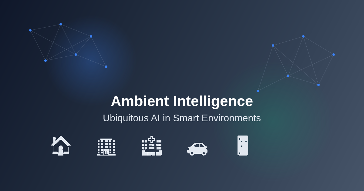 Ambient Intelligence: Ubiquitous AI in Smart Environments