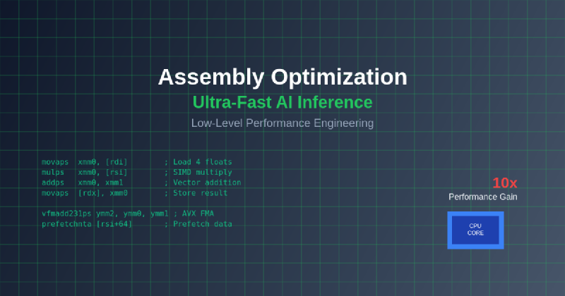 Featured image of post Assembly Optimization: Ultra-Fast AI Inference Implementation