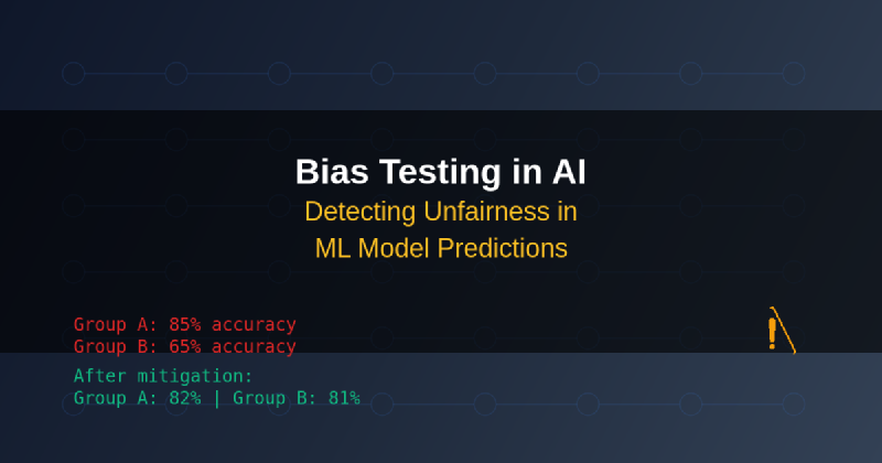Featured image of post Bias Testing in AI: Detecting Unfairness in ML Model Predictions