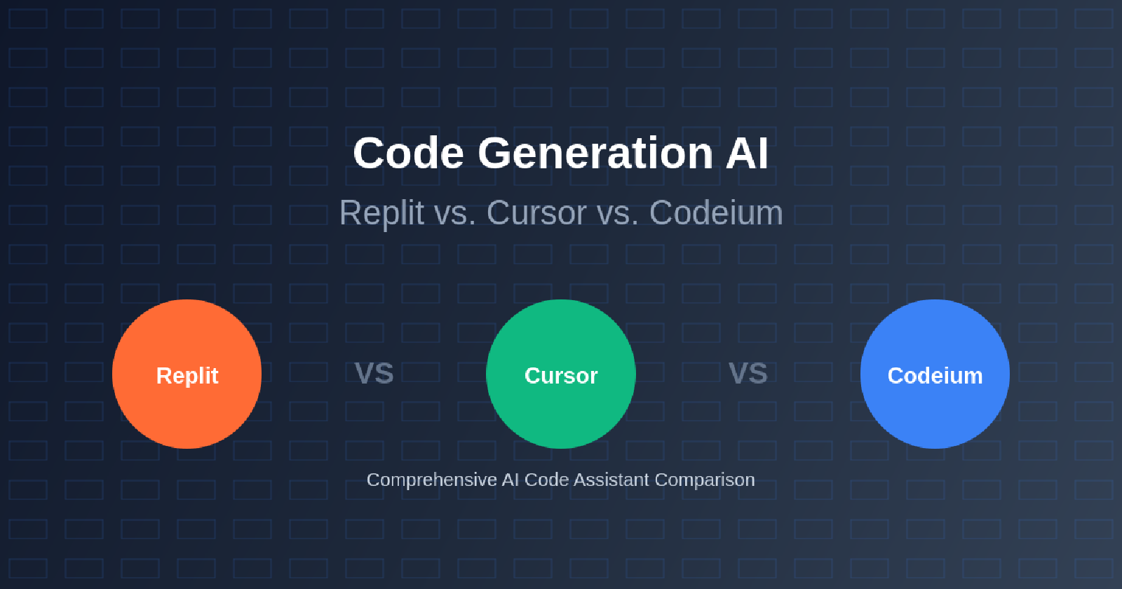 Code Generation AI: Replit Ghostwriter vs. Cursor vs. Codeium