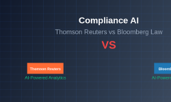 Featured image of post Compliance AI: Thomson Reuters vs Bloomberg Law Analytics