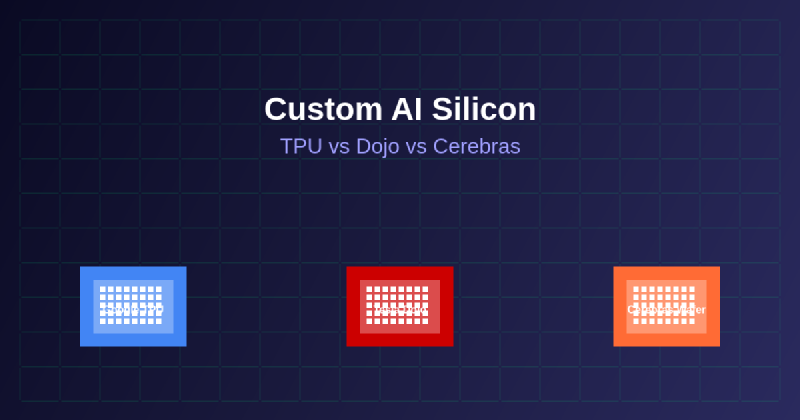 Featured image of post Custom AI Silicon: Google TPU vs Tesla Dojo vs Cerebras Wafer