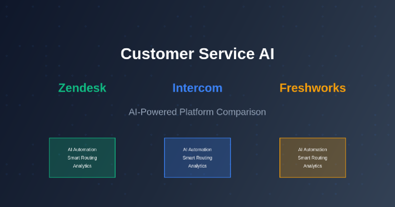 Featured image of post Customer Service AI: Zendesk, Intercom, and Freshworks