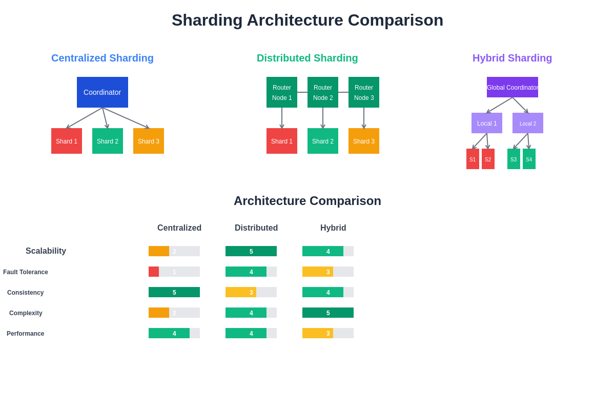 Sharding Architecture Comparison