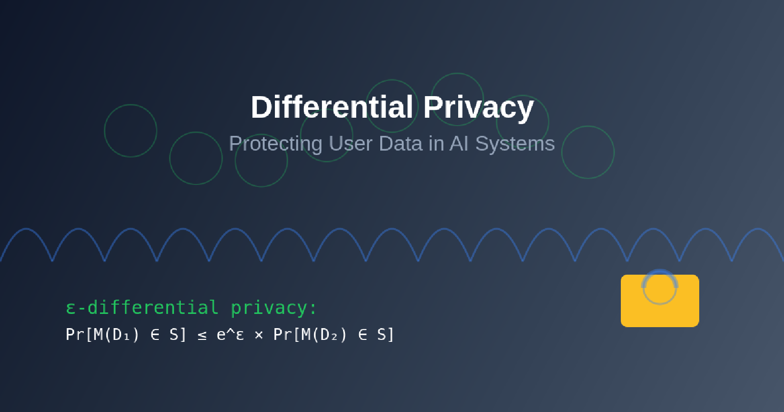 Differential Privacy: Protecting User Data in AI Systems