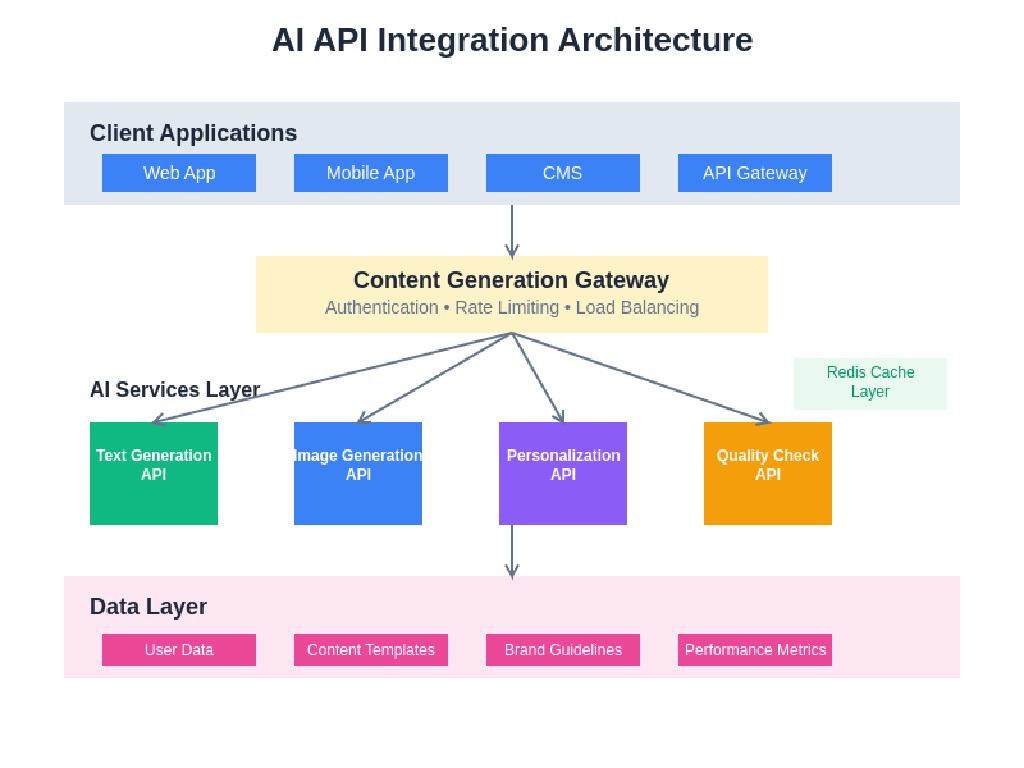 Dynamic Content Generation Using AI APIs
