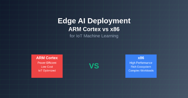Featured image of post Edge AI Deployment: ARM Cortex vs x86 for IoT Machine Learning