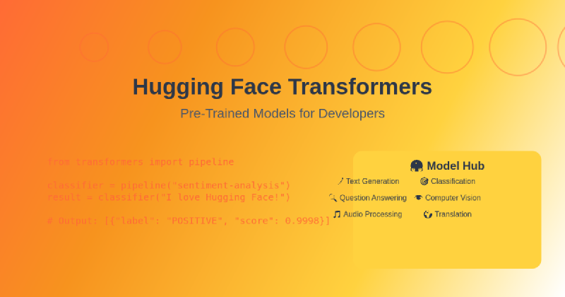 Featured image of post Hugging Face Transformers: Pre-Trained Models for Developers