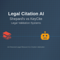 Legal Citation AI: Shepard's vs KeyCite Legal Validation