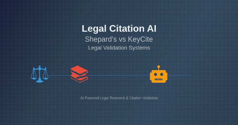 Featured image of post Legal Citation AI: Shepard's vs KeyCite Legal Validation