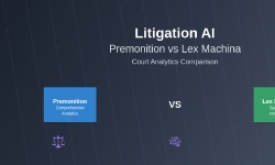 Featured image of post Litigation AI: Premonition vs Lex Machina Court Analytics