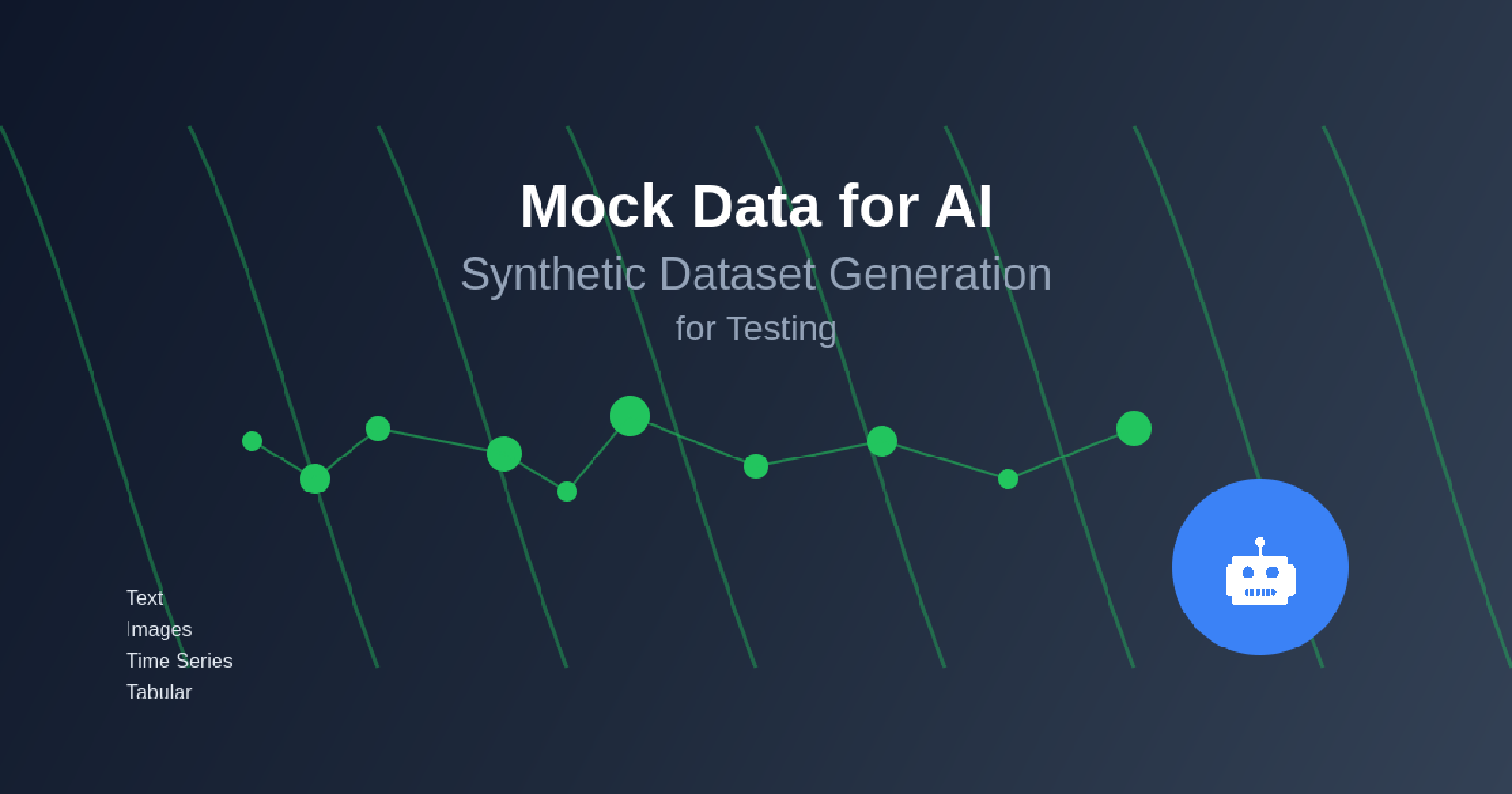 Data Mock Testing Mock Data for AI: Synthetic Dataset Generation for Testing
