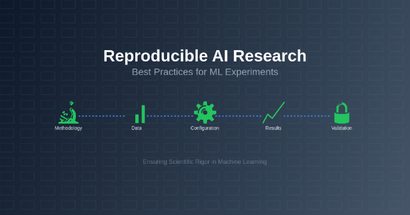 Featured image of post Reproducible AI Research: Best Practices for ML Experiments