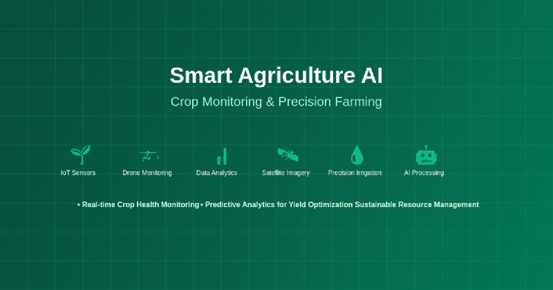 Featured image of post Smart Agriculture AI: Crop Monitoring and Precision Farming
