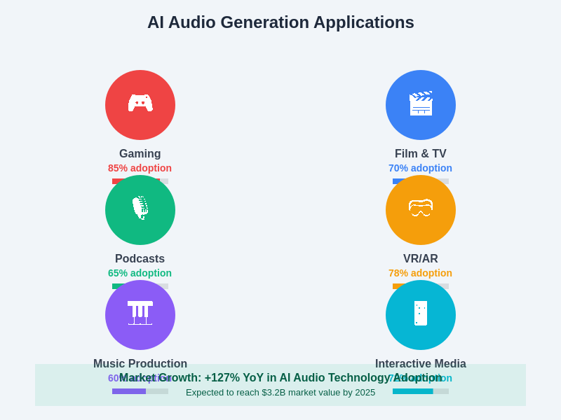 AI Audio Applications Across Industries
