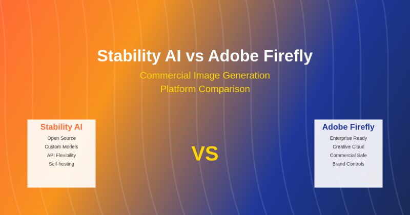 Featured image of post Stability AI vs. Adobe Firefly: Commercial Image Generation