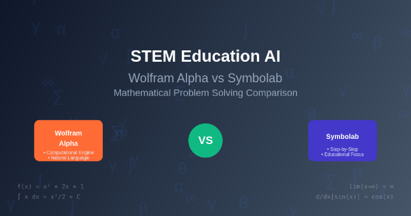 Featured image of post STEM Education AI: Wolfram Alpha vs Symbolab Math Solving