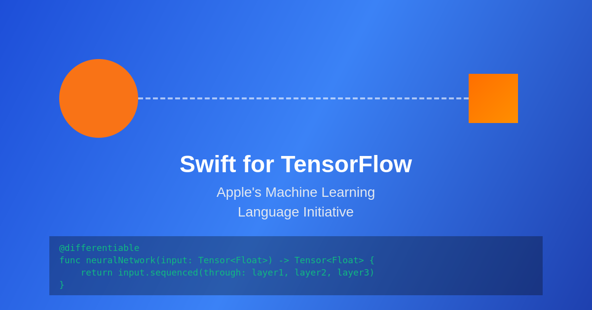 Swift for TensorFlow: Apple's Machine Learning Language Initiative