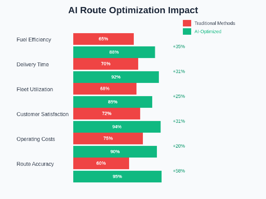 Transportation AI: Route Optimization and Fleet Management
