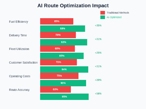 Transportation AI: Route Optimization and Fleet Management