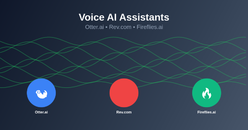 Featured image of post Voice AI Assistants: Otter.ai, Rev.com, and Fireflies.ai
